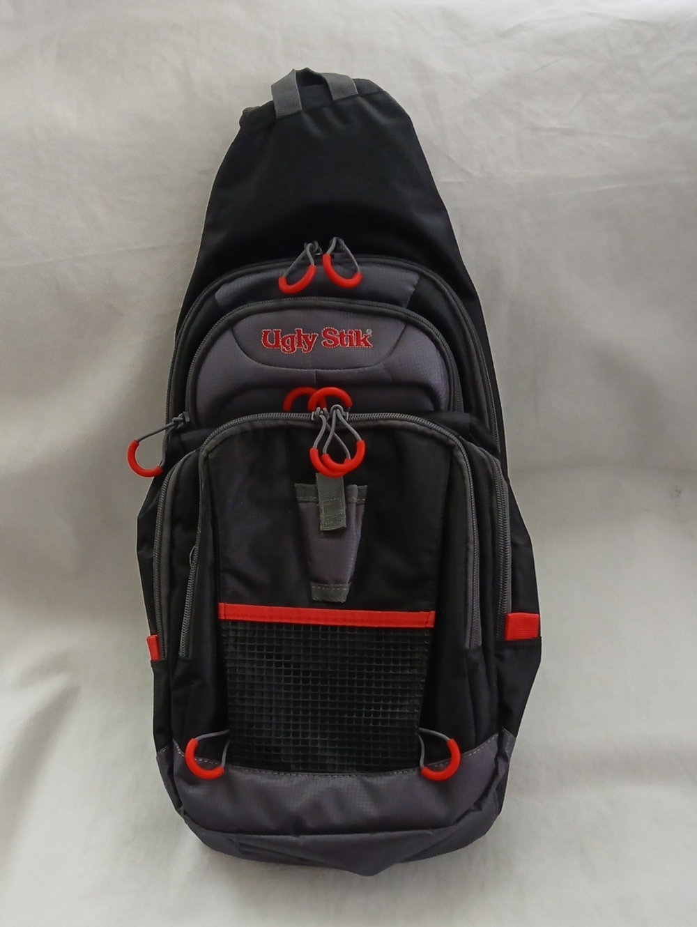 Ugly Stik Fishing Tackle Bag Soft Sided Red Black USB002DI Outdoor Mens